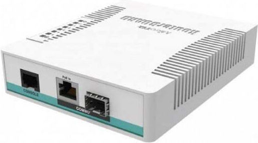MikroTik CRS106-1C-5S Unmanaged L2 PoE+ Switch with 1 Gigabit (1Gbps) Ethernet Port and 5 SFP Ports