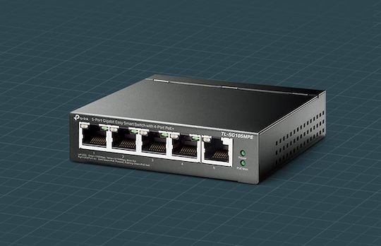 TP-LINK TL-SG105MPE v1 Negestionat L2 PoE+ Switch cu 5 Porturi Ethernet