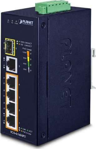 D-Link Unmanaged L2 PoE Switch with 4 Gigabit (1Gbps) Ethernet Ports and 1 SFP Port
