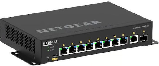 NetGear GSM4210PD Managed L2 PoE Switch με 9 Θύρες Gigabit (1Gbps) Ethernet και 1 SFP Θύρα