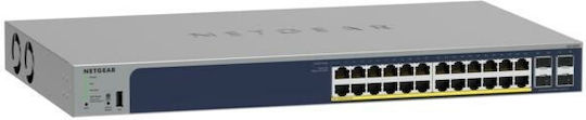 NetGear GS752TPP-300EUS Managed L2 PoE+ Switch με 48 Θύρες Gigabit (1Gbps) Ethernet και 4 SFP Θύρες