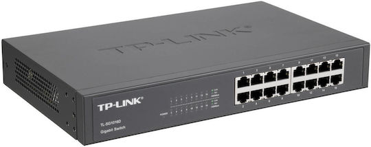 TP-LINK TL-SG1016D v1 Unmanaged L2 Switch με 16 Θύρες Ethernet