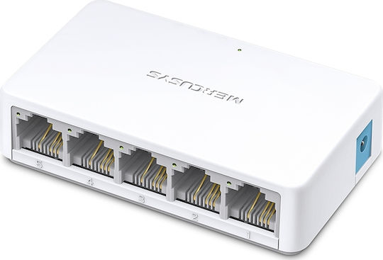 Mercusys MS105 v1 Unmanaged L2 Switch με 5 Θύρες Ethernet