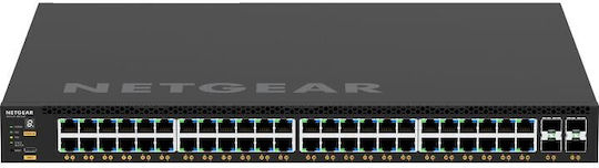 NetGear GSM4352 v1 Managed L2 PoE+ Switch with 48 Gigabit (1Gbps) Ethernet Ports and 4 SFP Ports