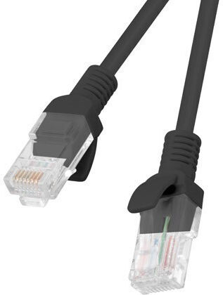 Lanberg U/UTP Cat.6 Ethernet Network Cable 0.5m Black