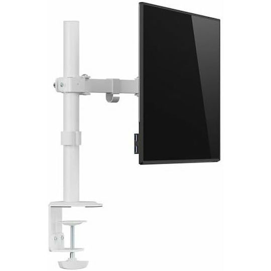 Equip Стойка Монитор до 32" с Рамо Бял (650166)