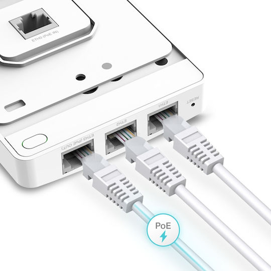TP-LINK EAP235-Wall v6 Punct de acces Wi-Fi 5 Banda Duală (2.4 și 5GHz)