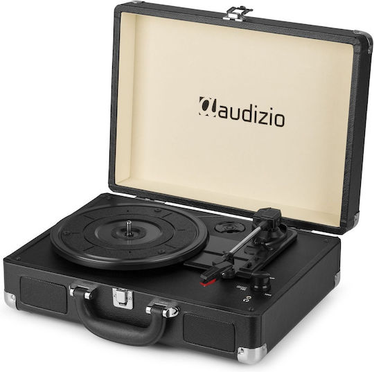 Audizio RP114BK 102.041 Βαλιτσάκι Πικάπ με Προενίσχυση και Ενσωματωμένα Ηχεία Μαύρο