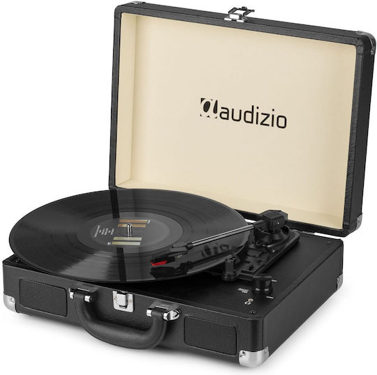 Audizio RP114BK 102.041 Βαλιτσάκι Πικάπ με Προενίσχυση και Ενσωματωμένα Ηχεία Μαύρο