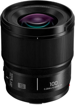 Panasonic Cadru complet Obiectiv Foto Lumix S 100mm f/2.8 Macro pentru Montura Leica L Black