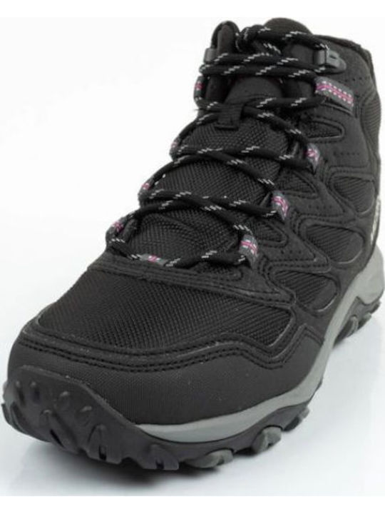 Merrell West Rim Sport Thermo Γυναικεία Ορειβατικά Μποτάκια Αδιάβροχα Μαύρα