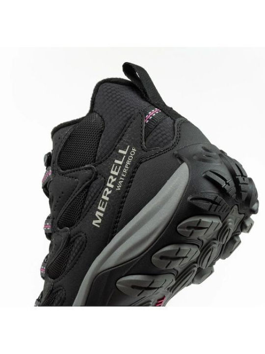 Merrell West Rim Sport Thermo Γυναικεία Ορειβατικά Μποτάκια Αδιάβροχα Μαύρα