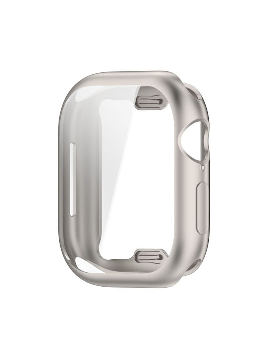 Watch Series Carcasă de Silicon Starlight pentru Apple Watch Seria 10 46mm