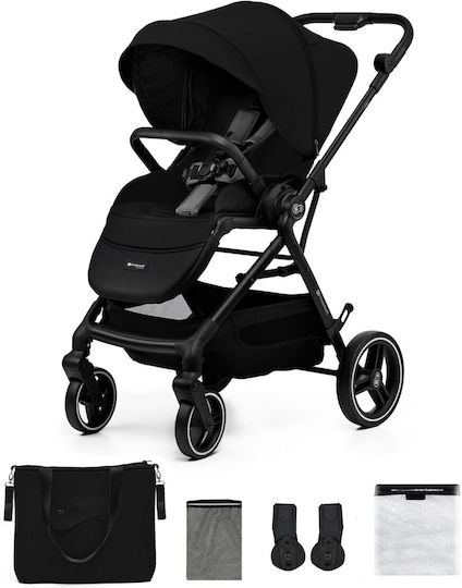 Kinderkraft Yoxi Sport Reglabil Cărucior pentru Bebeluși Potrivit pentru Nou-născut Negru 10.9kg