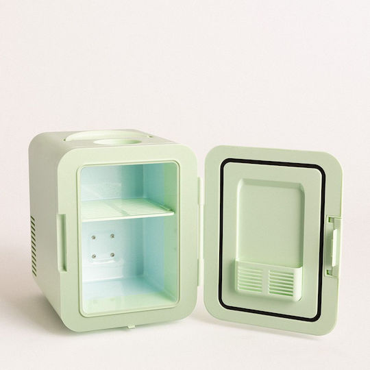 Create Mini Box Frigider Pentru Cosmetice 4lt Cu Raft Și Funcție De Încălzire Verde