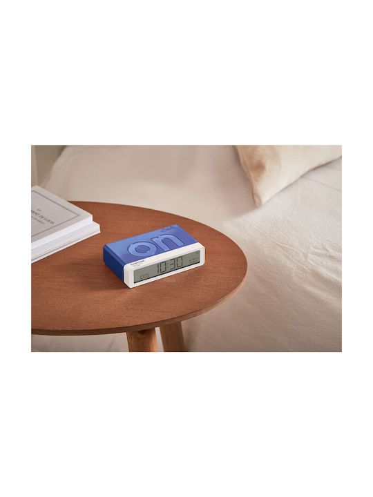 Lexon Tabletop Digital Clock with Alarm Blue LR157PT-B