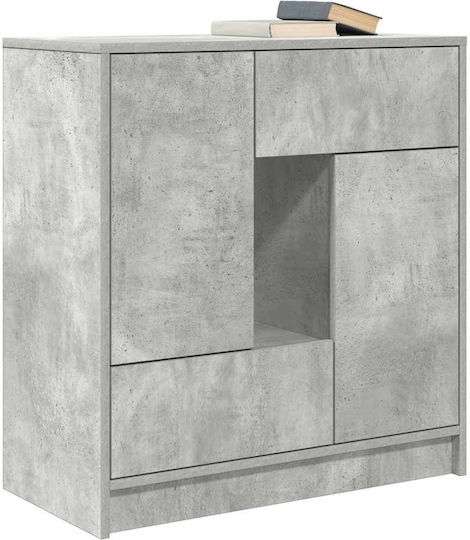 Bufet cu Sertare Gri 70.5x34x74.5cm