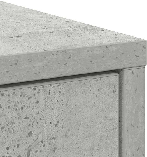 Bufet cu Sertare Gri 70.5x34x74.5cm