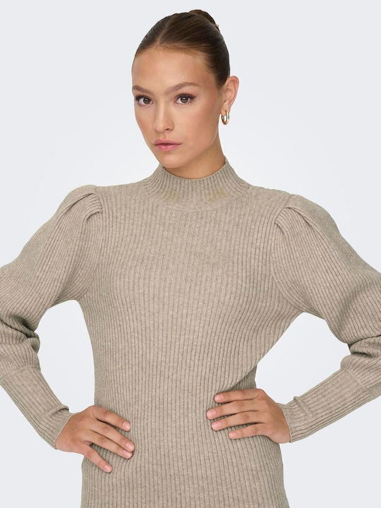 Katia Mini Φόρεμα Πλεκτό Ζιβάγκο Mocha Meringue