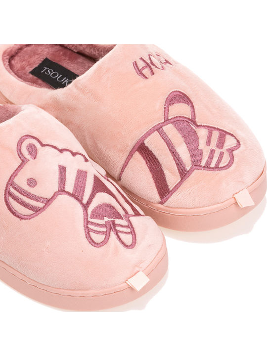 Winter Women's Slippers Pink