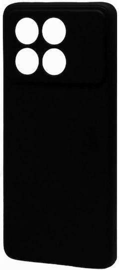 iNOS S-cover Back Cover Σιλικόνης Μαύρο (Poco X6 Pro)
