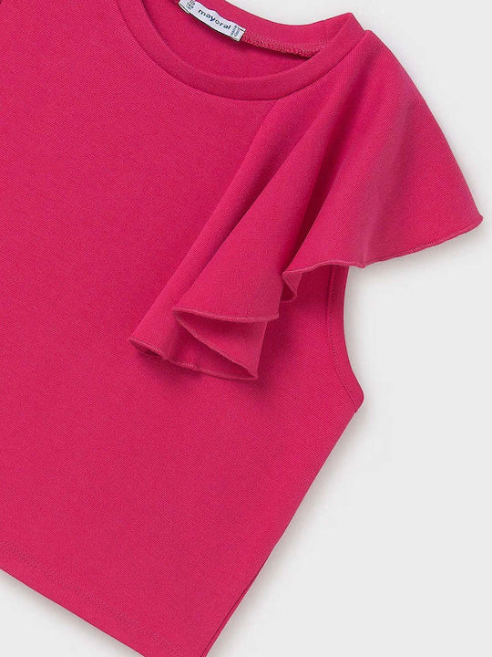 Kids' Shirt Sleeveless Fuchsia