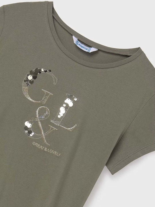 Παιδικό T-shirt Χακί