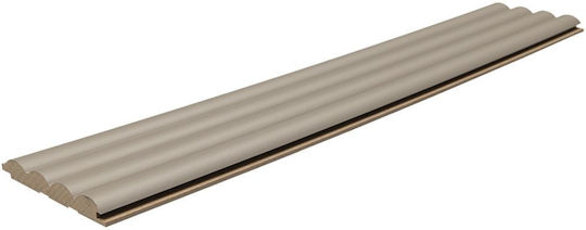 Mdf Panel 3d Πηχακια 806090 Wave Dl 16 119 2750mm Sand Grey Newplan