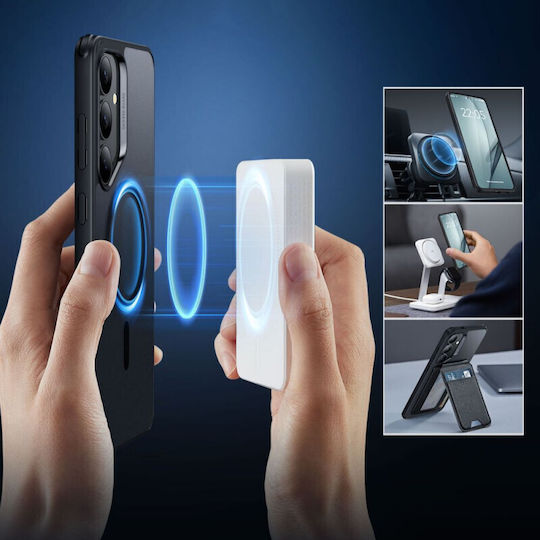 ESR Classic Hybrid Halolock Back Cover Silicone / Plastic 0.5mm Black (Galaxy S25+)