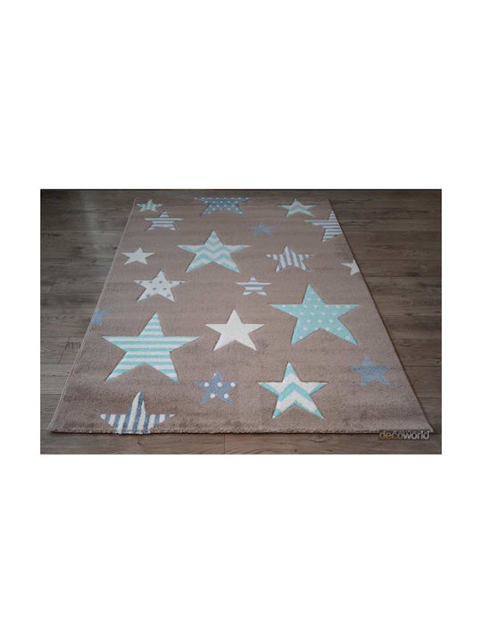 Kinder Teppich Sterne Beige 160x230cm