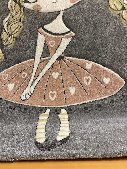 Koulis Carpets Μπαλαρίνα 8350a Παιδικό Χαλί Ροζ 133x190cm
