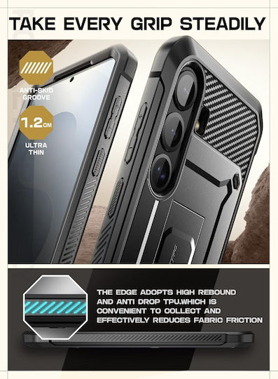 Supcase Unicorn Beetle Pro 360 Vollschutz Silikon / Kunststoff Schwarz (Galaxy S25)