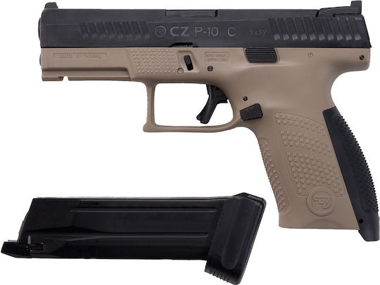Asg Αεροβόλο Πιστόλι Προσυμπιεσμένου Αέρα CZ P-10C Blowback Μεταλλικό 6mm