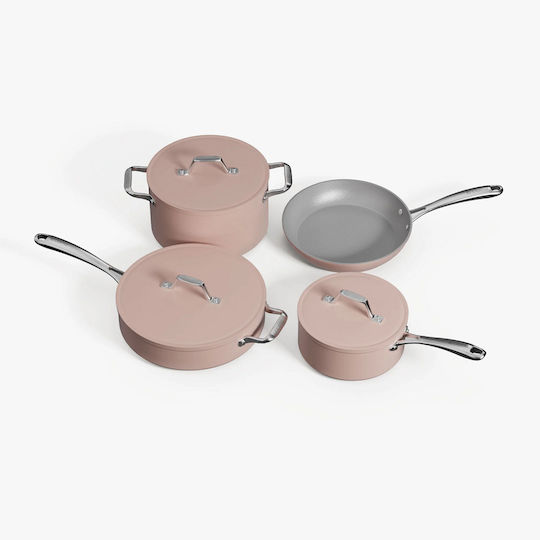 Ciarra Beyond Cookware Cookware Set Made Of Aluminum With Ceramic Coating 4 Pieces
