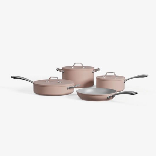 Ciarra Beyond Cookware Cookware Set Made Of Aluminum With Ceramic Coating 4 Pieces