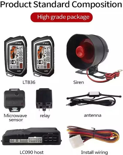 Spy Alarm System Car 2 Way