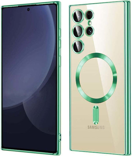 Techsuit Luxury Crystal Back Cover Verde (Samsung Galaxy S25 Ultra - Techsuit)