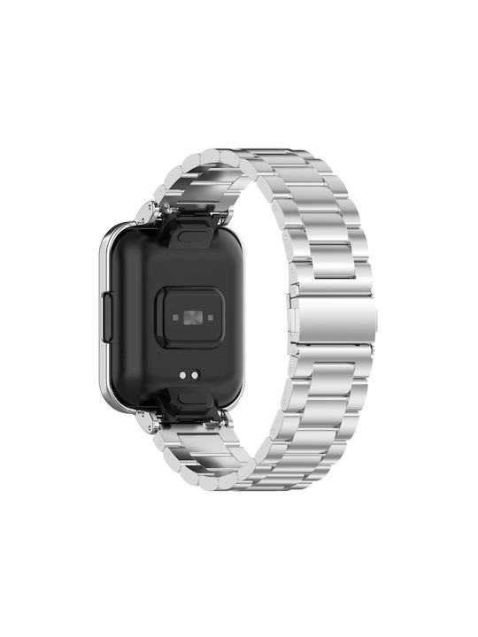 Three-bead Каишка Неръждаема стомана Сребрист (Redmi Watch 2 Lite - Редми часовник 2 Лайт) 06-3095
