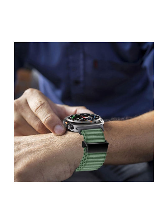 Tech-Protect Weave Pro Curea Tesatura Verde (Galaxy Watch Ultra)