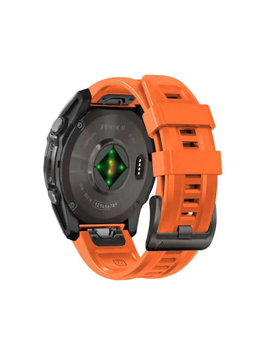 Tech-Protect Armband Silikon Orange (Fenix 5 / 5 Plus / 6 / 6 Pro / 7 / 7 Pro / 8 (47mm))