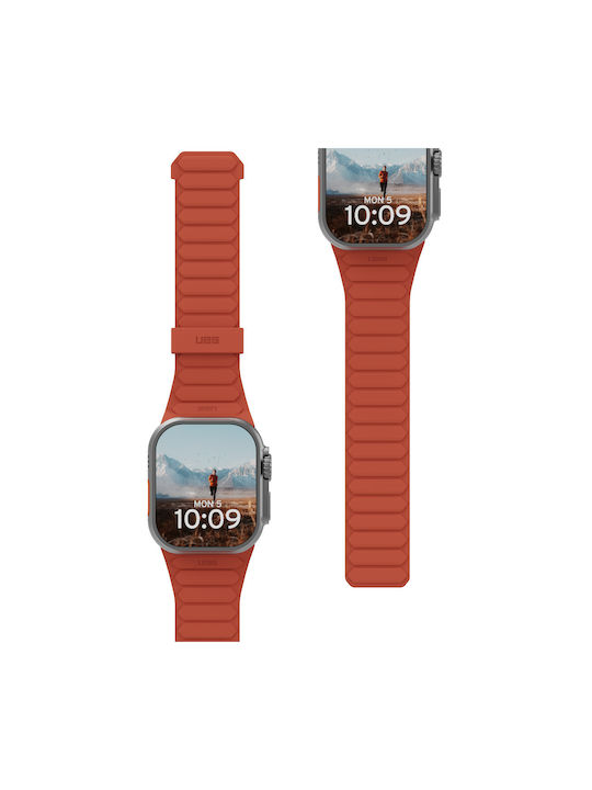 UAG Λουράκι Σιλικόνης Γκρι (Apple Watch 42/44/45mm/Ultra 49mm)