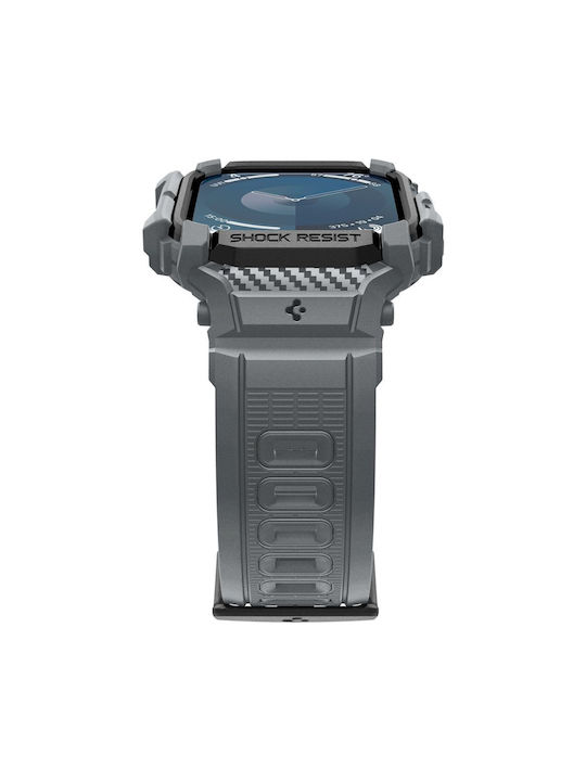 Spigen Rugged Armor Pro Λουράκι Γκρι (Apple Watch Series 10 46mm)
