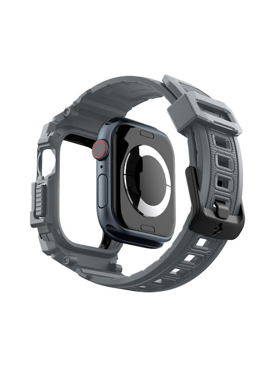 Spigen Rugged Armor Pro Λουράκι Γκρι (Apple Watch Series 10 46mm)