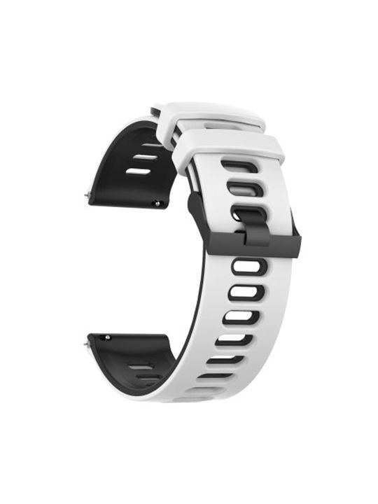 Dual Color Λουράκι Σιλικόνης Xiaomi Redmi Watch 5 Active Xiaomi Redmi Watch 5 Lite 48mm White Black Dual Color Λουράκι Σιλικόνης Xiaomi Redmi Watch 5 Active Xiaomi Redmi Watch 5 Lite 48mm White Black