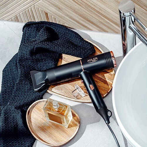 Adler Ionic Travel Hair Dryer with Diffuser 1400W AD 2278