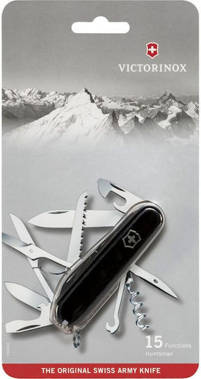 Victorinox Huntsman Schweizer Armee-Messer 15 Werkzeuge Schwarzes