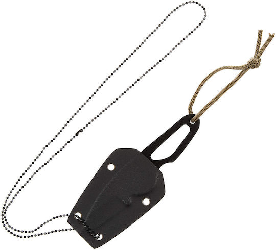 Mil-Tec Neck Knife Survival Black with Sheath