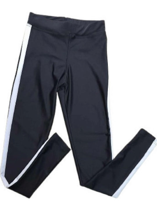 Women's Long Training Legging Shiny Black