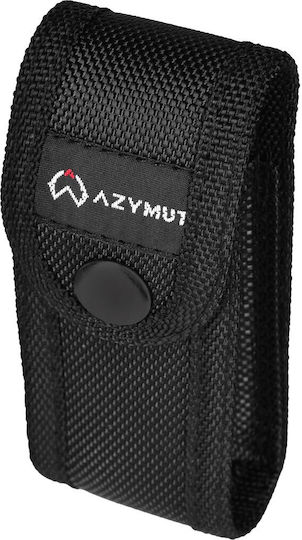 AZY Black Swiss Army Knife in Leather Sheath