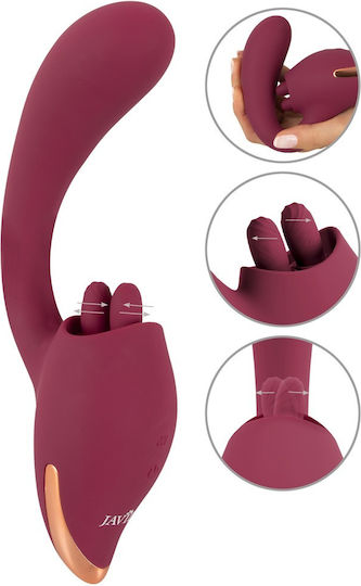 Javida Δονητής Rabbit 20.6cm Μωβ